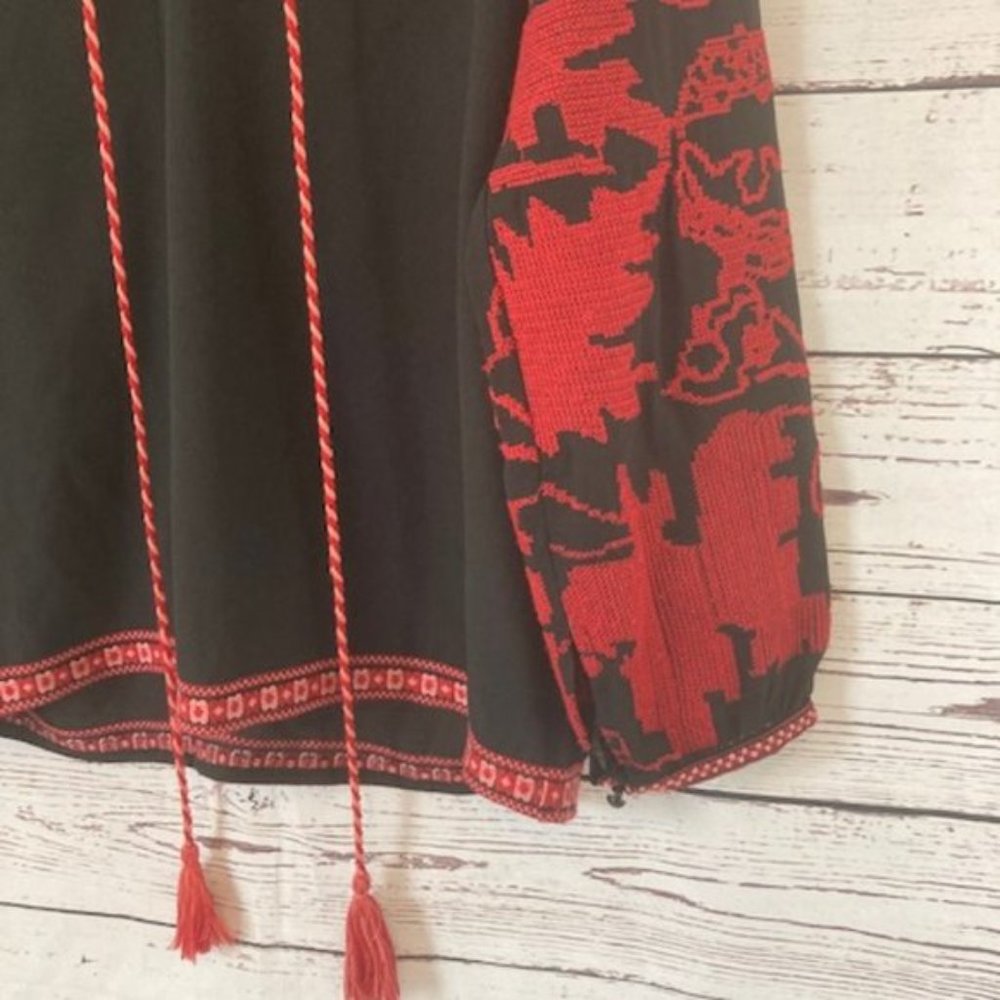 Anthropologie Maeve umbra embroidered peasant top - Picture 7 of 10